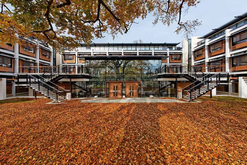 External view of the new Kendrew Quadrangle Quad at St John’s College