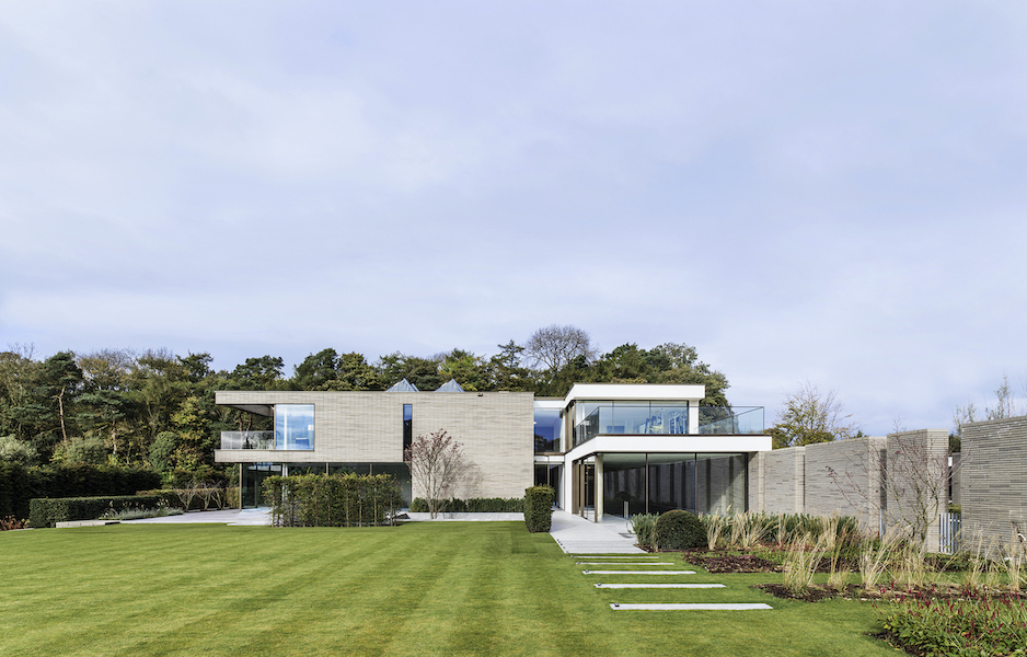 External view of Shropshire Residence, a new build contemporary private house