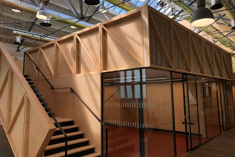 External view of Swindon Carriageworks, the Grade II listed Great Western Railway sheds